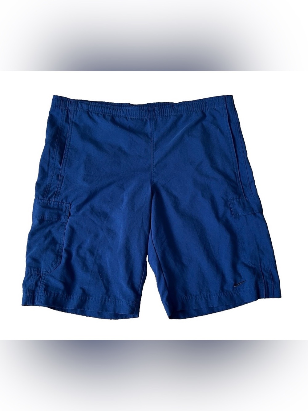 Nike Men's Royal Blue Athletic Cargo Shorts